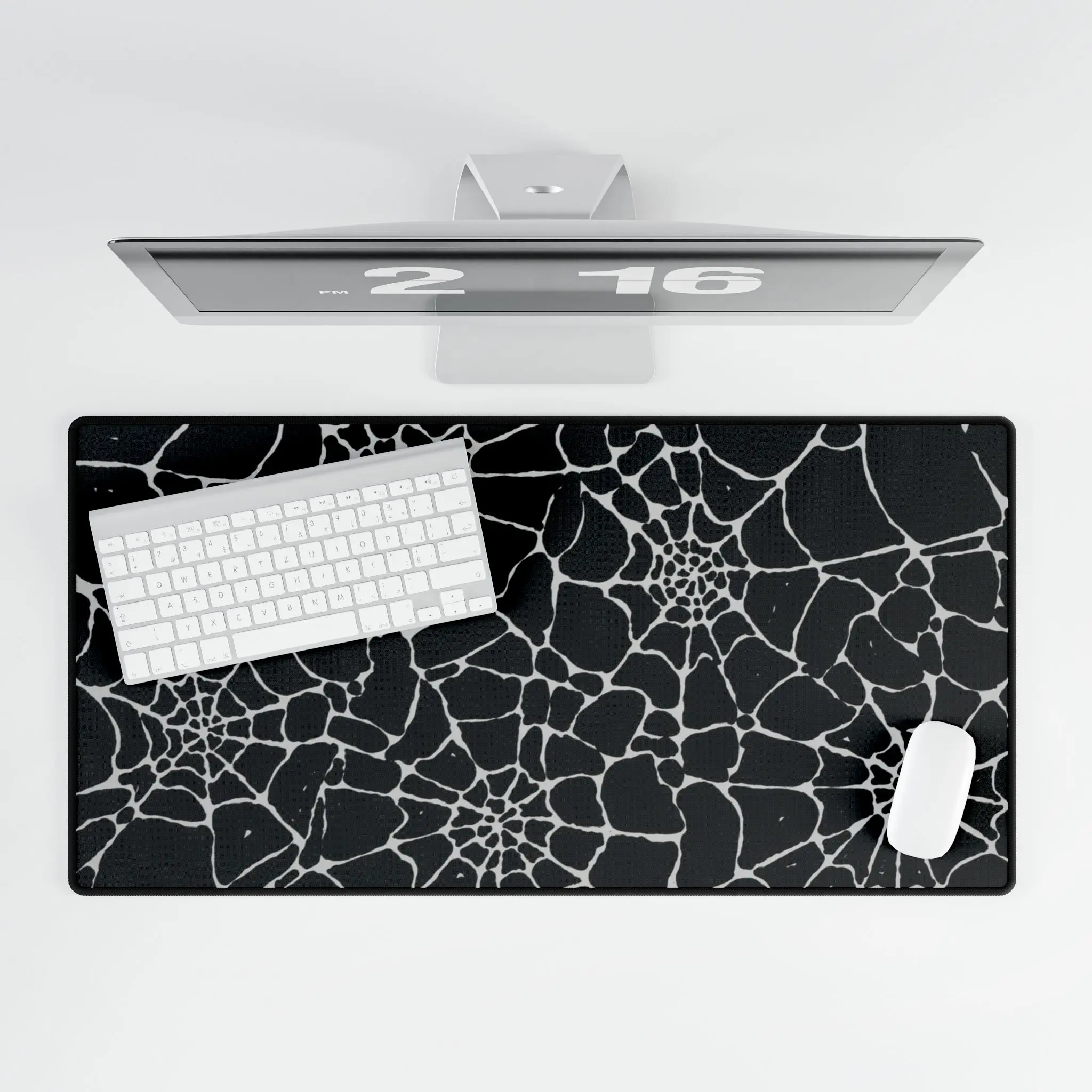 Spider Web Gothic Gamer Mouse Pad - Large Non Slip Desk Mat