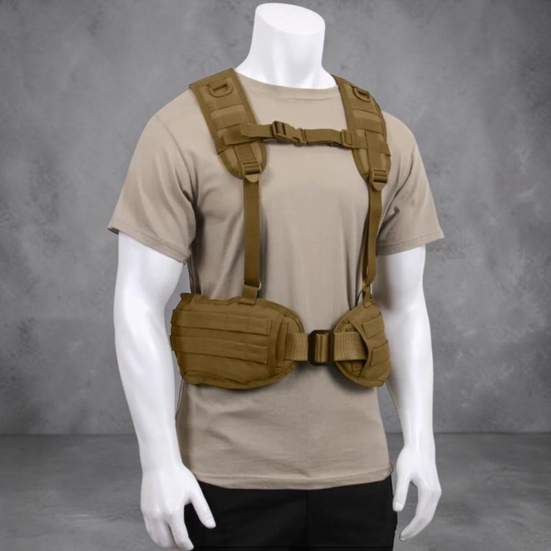 Rothco Tactical Battle Harness - Secure Load-Bearing Solution: 4 Webbing Straps Attach To D-Rings On Your Battle Belt, Ensuring A Snug Fit And Preventing Slippage During High-Movement Activities