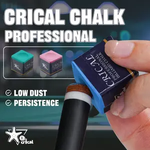 Crical Billiard Chalk , High-Quality Pool Cue Accessory, Perfect for Smooth Shots, Essential Snooker Equipment