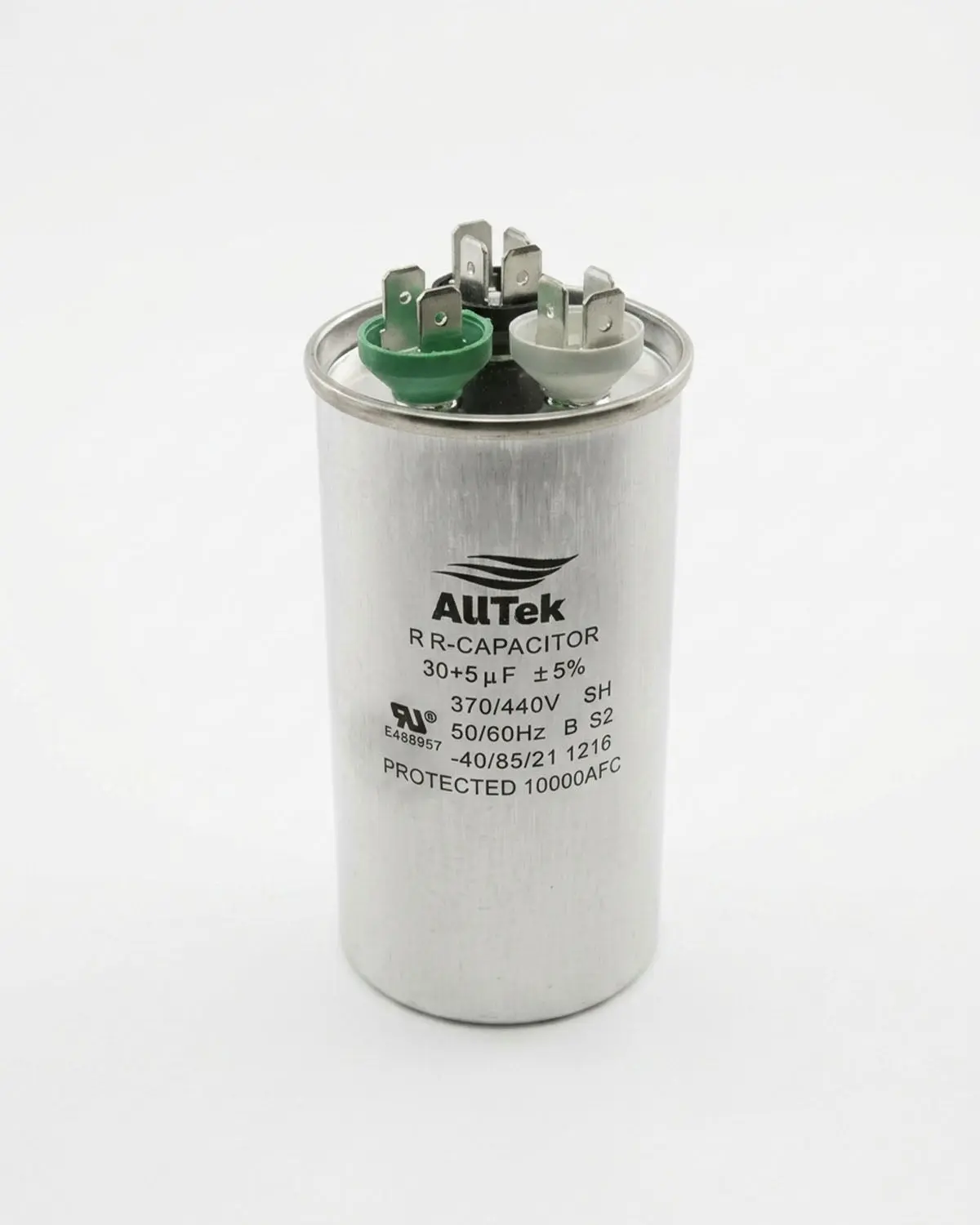 Alltek 30+5uf 370-440V AC HVAC Round Run Capacitor