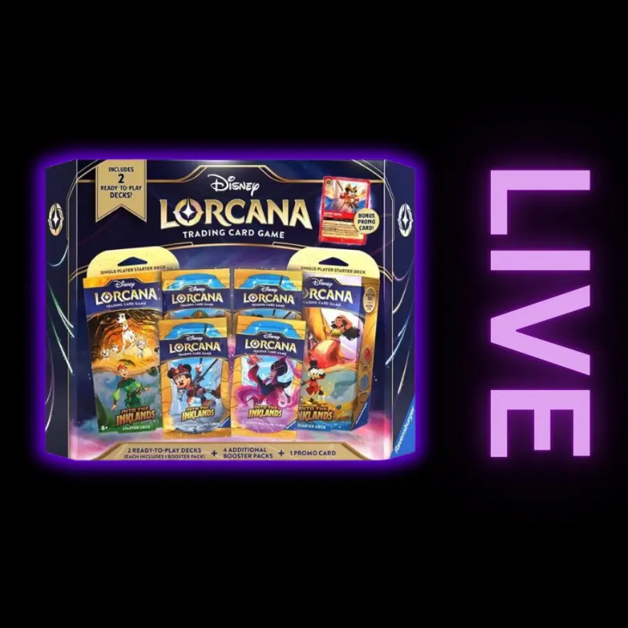 Into The Inklands Bundle (INCLUDES 6 PACKS, MICKEY MOUSE PROMO CARD, AND 2 STARTER DECKS) | Lorcana TCG
