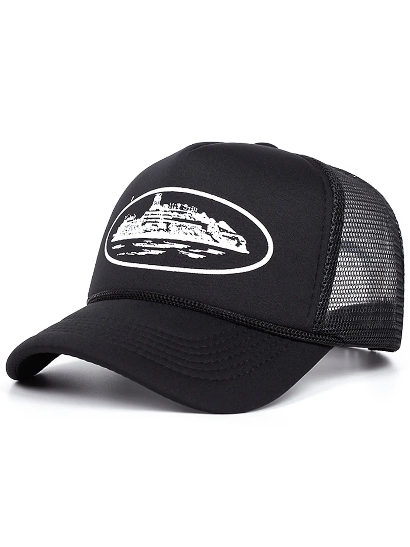 Unisex Casual Baseball Cap, Lightweight Breathable Visor Hat, Adjustable Fit, Cartoon Pattern, Ideal for Outdoor Activities