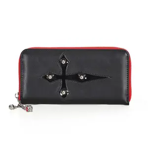 Cross Appliqué Wallet