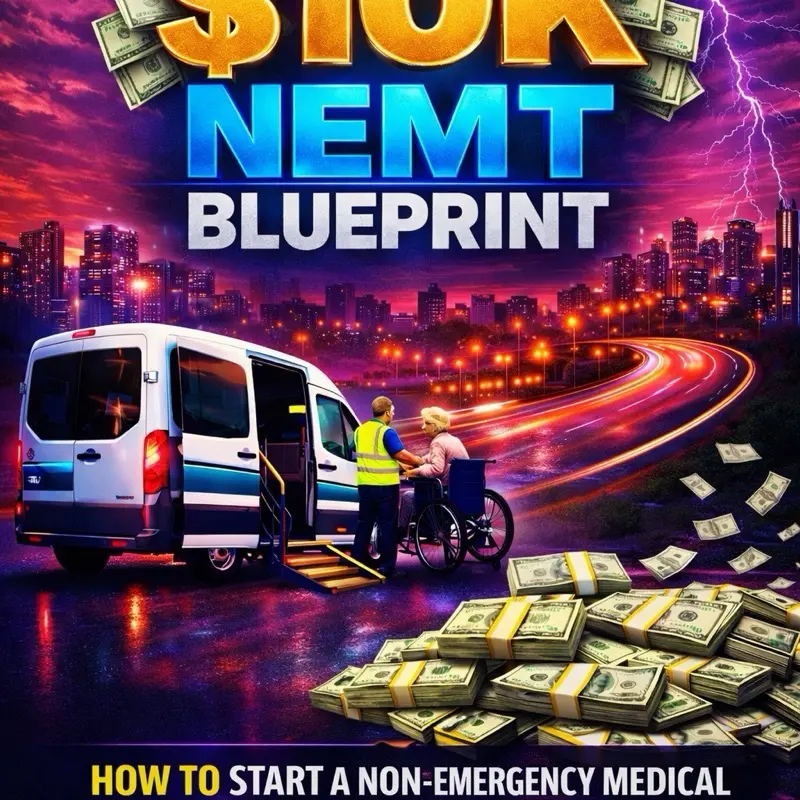 THE 10K NEMT BLUEPRINT CURRICULUM -How to Start a Non Emergency Medical Transportation Business & Make $10,000  a Month
