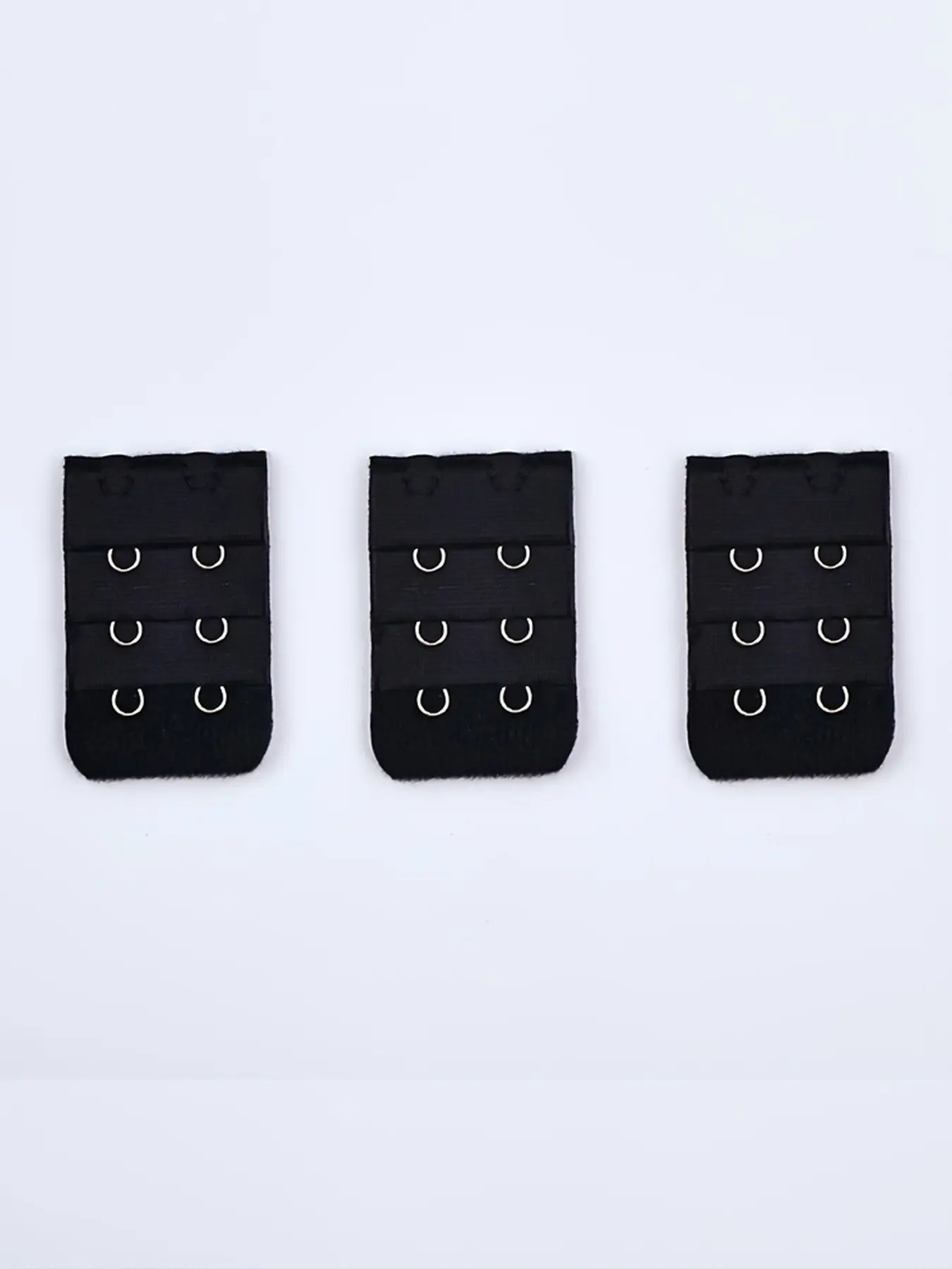 Women's Bra Extender Straps 3 Pack, 3.2 Cm/1.26 Inch Elastic Soft Comfortable Bra Bands with 2 Hooks, Women's Underwear and Lace Accessories