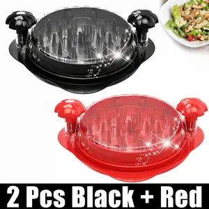 Multi‑Purpose Chicken Shredder Tool, Large Twist‑Type Chicken Breast Shredder, See‑Through Meat Shredder Machine, Rugged Anti‑Slip Strips, Ergonomic Handle, BPA‑Free for Pork Beef Chicken