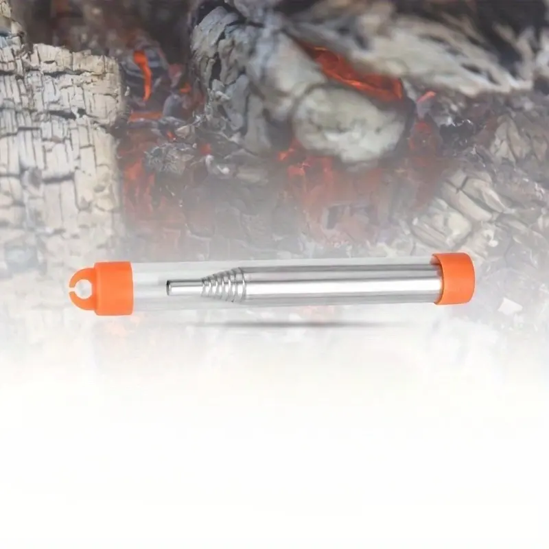 Telescopic Portable Blow Fire Tube - Collapsible High Effective Camping Equipment - Outdoor Cooking Hiking BBQ Fire Pipe