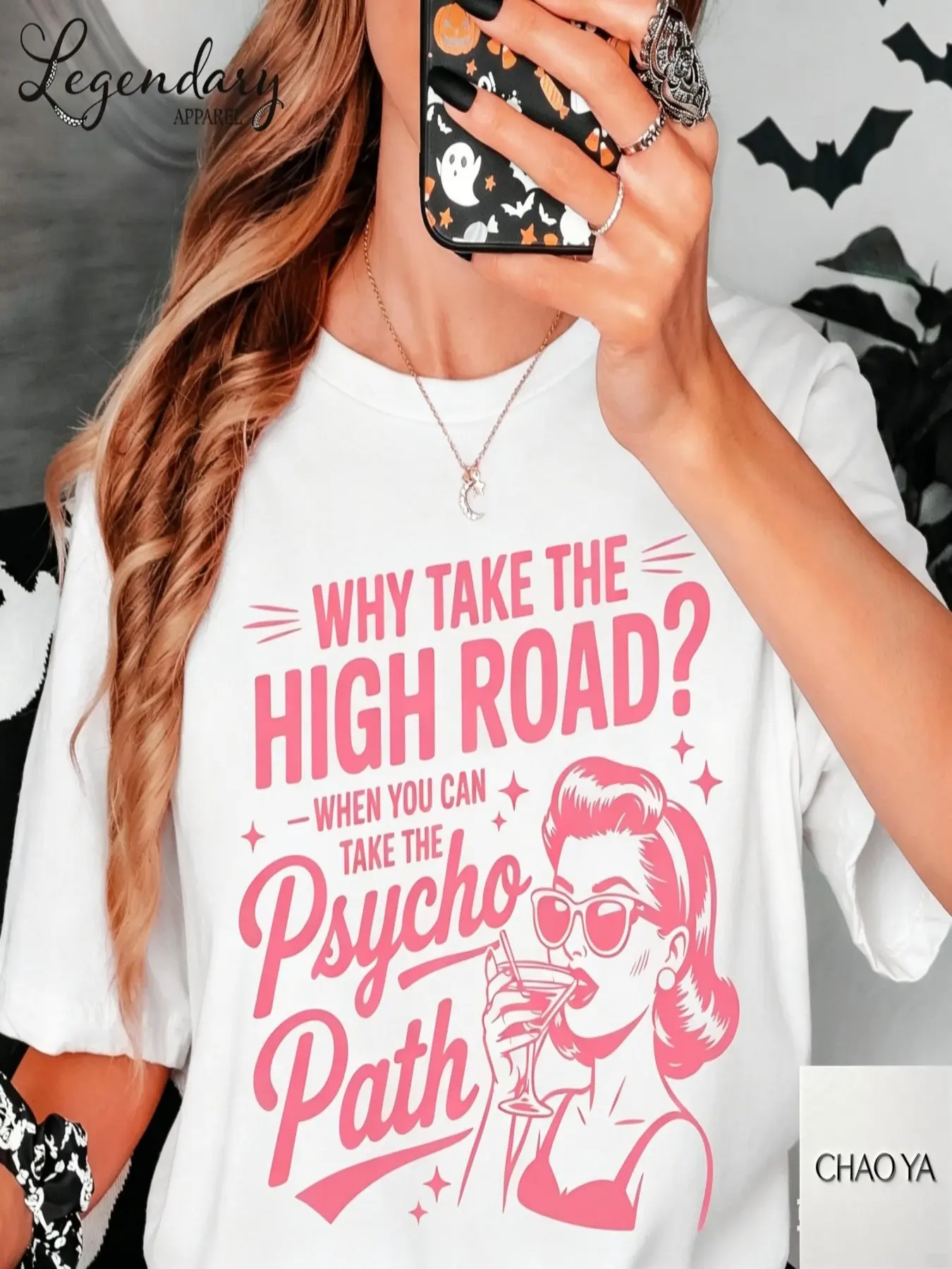 Why Take The High Road When You Can Take The Psych unisex soft cotton short sleeve t shirt, vintage graphic casual tee for men women teens, perfect birthday holiday gift for camping travel gym daily street  wear