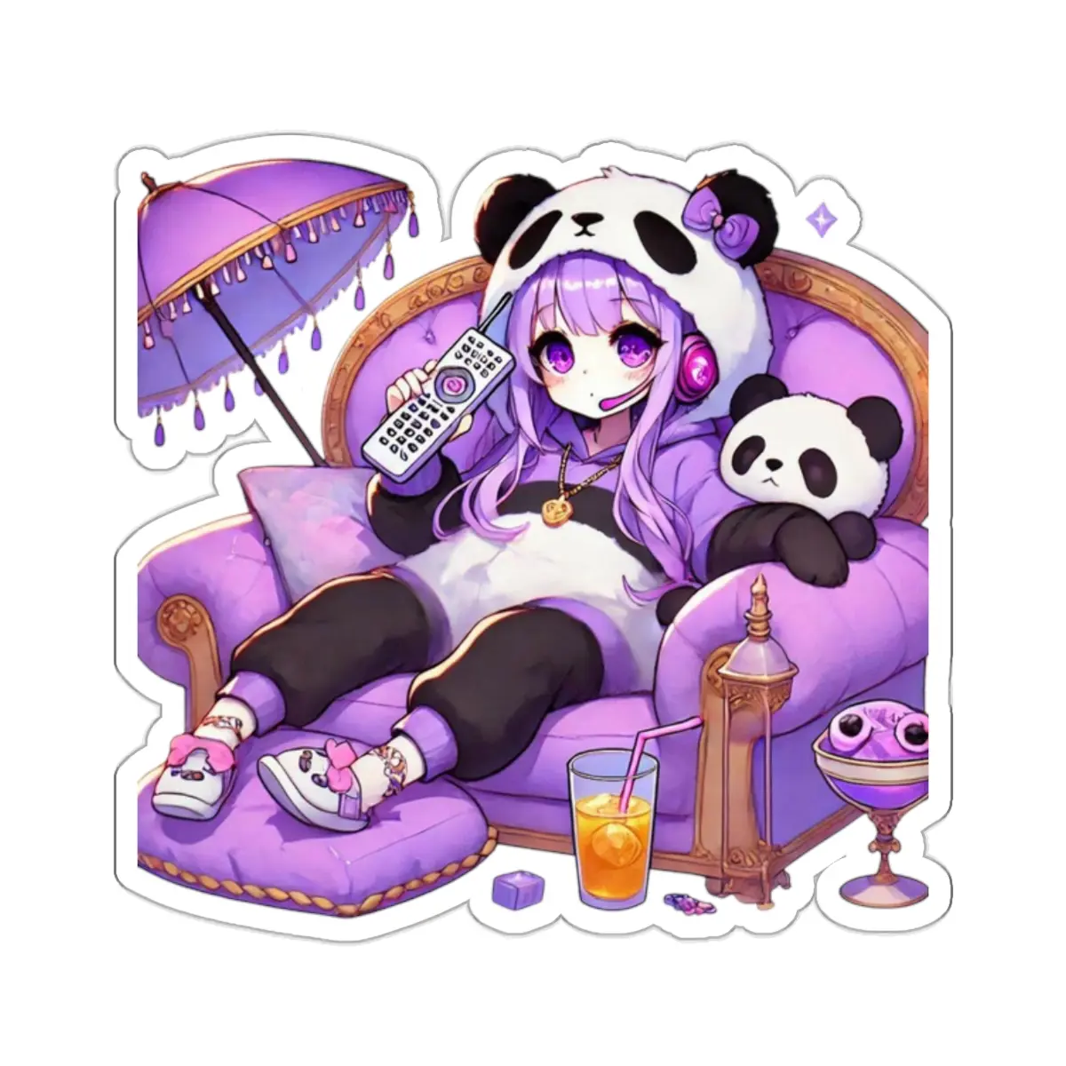 Bored Panda Kiss-Cut Stickers