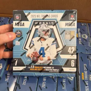 2025 Mosaic Football Mega - Stained glass/micro mosaic chase! (And genesis)