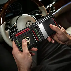 Ultra-Thin Slim Minimalist Bifold Wallet for Men VTLASK  RFID Blocking Front Pocket Wallet with 12 Slots, ID Window & Money Clip - Premium Carbon Fiber Hood Design & Gift Box - Ideal for Father’s Day, Birthdays & Daily Use outdoorfun