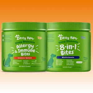 TikTok Exclusive Bundle Hemp Elements Best of the Zest 2 Pack for Dogs
