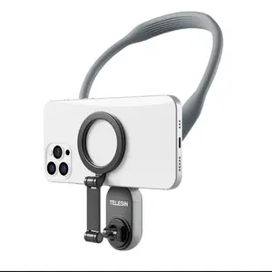 Silicone Phone Magnetic Neck Mount for Magsafe Quick Release and Cell Phone Hanging Bracket - Cellphone, Accessories Mobile Smartphone Aluminum Stand