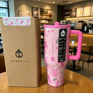 HydroJug 40oz Traveler Classic Horse Tumbler with Triple-Wall Insulation FlipStrawLid for All-Day Hydration Portable InsulatedFlask Mug Printed Drinkware Bottled BottledWater Bottles Bottled