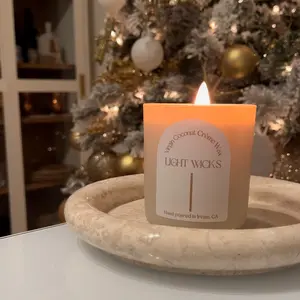 Forest Fir Candle - Christmas Tree Pine Scent for Holiday Decor & Gifts - Long-Lasting Fragrance - Scented, Coconut Soy Wax Candle | Non-toxic