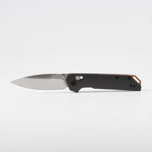 2038 New Year's Special Product: Folding Knife, Aluminum Handle, D2 High-Strength Blade, Kitchen Utensils, Portable Outdoor Knife, Overall Length 21 Centimeters, Weight 110 Grams, The Best Gift