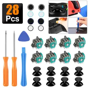 Replacement Analog Joystick Thumbstick Repair Tool Kit for Xbox One/360/PS4/PS3 Console Smartphone
