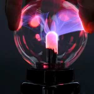 Plasma Ball Lightning Sphere | Battery & USB Powered | Nebula, Thunder Lightning for Parties,Science Decorations, Prop, Sensitive Lighting, Kids, Bedroom, Home and Gifts | Desktop Decoration