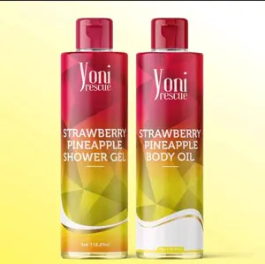 Tumyoni & More Yoni Strawberry Pineapple Shower Gel & Body Oil - Body Care for Comfort