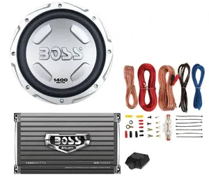 BOSS CX122 12" 1400W Car Power Subwoofer Sub Woofer and Amplifier and Amp Kit