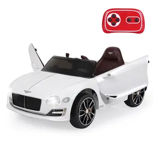 Dazone 12V Bentley Electric car for Kids with Remote, Battery Powered Ride On Vehicle Toys with 4 Wheels, Music, Aux, LED Headlight