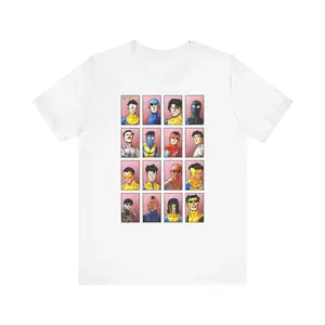 Invincible Mark Grayson Tee Shirt, Unisex T-Shirt, Superhero Comic Book Fan Gift, Graphic Novel Grey T-Shirt, Comic Con Apparel, Geeky Casual Cotton