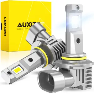 AUXITO 9005 Headlight Bulbs, 6500K White, 300% Brighter 9005 LED Bulb for High Beam Low Beam, HB3 LED Headlight Bulb, Pack of 2