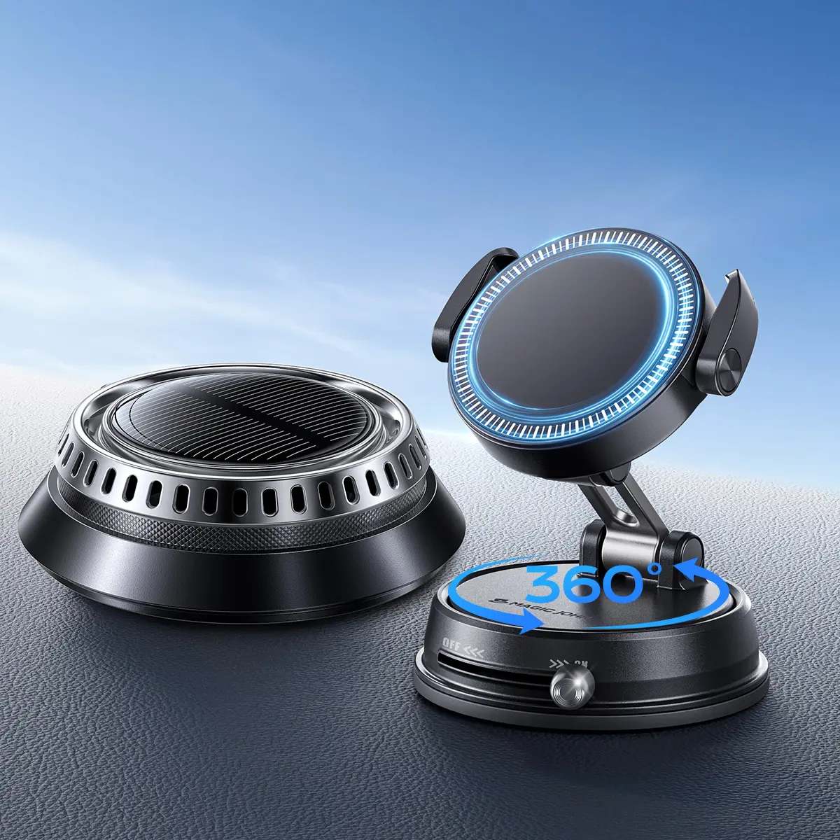 Car Arom+Car Holder-Black