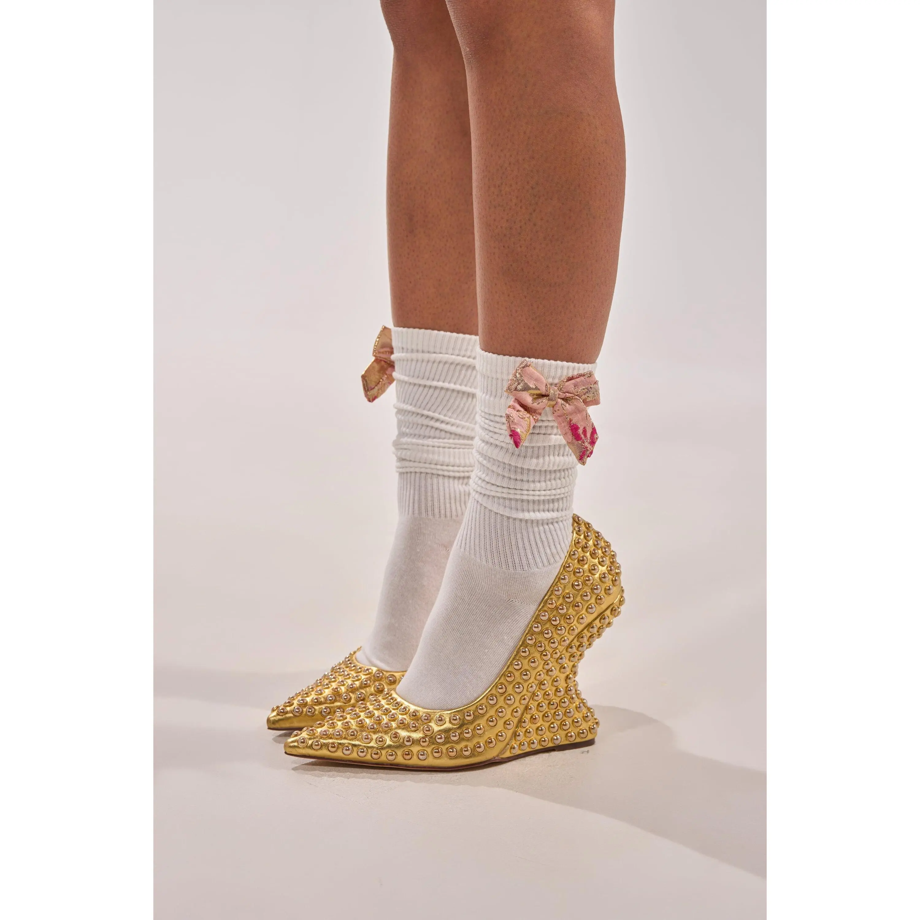 DOLLED UP BOW SOCKS DOLLED UP BOW SOCKS