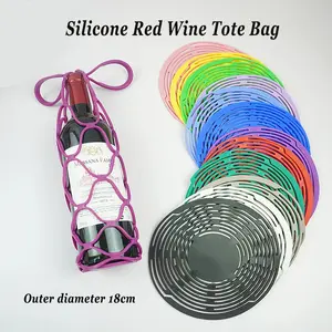 Reusable Silicone Wine Mesh Storage Bag