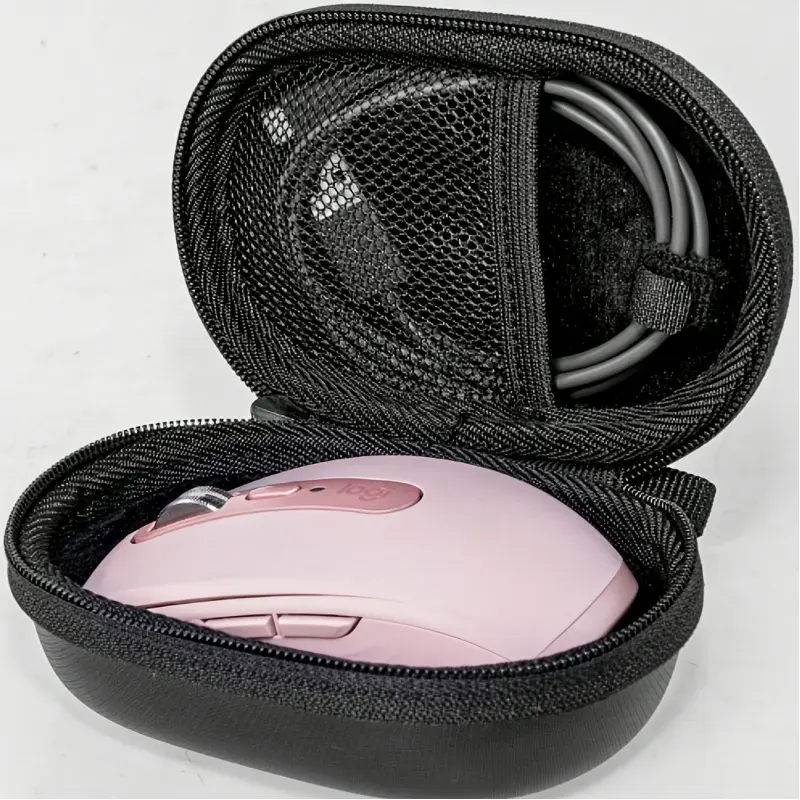 Single-piece mouse storage bag, multifunctional data cable storage box, digital accessory storage bag, anti-collision power bank plug and mouse protective bag, wireless mouse storage box protective case portable bag