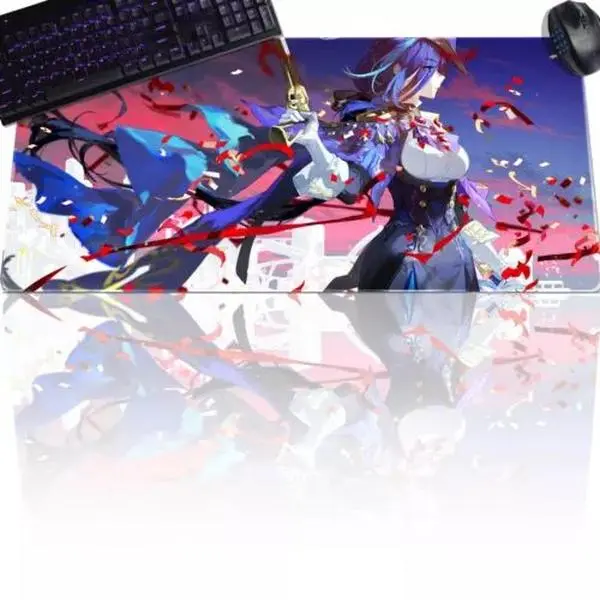 Clorinde Genshin Impact XL Mouse Pad and Desk Mat Large Anime Mat