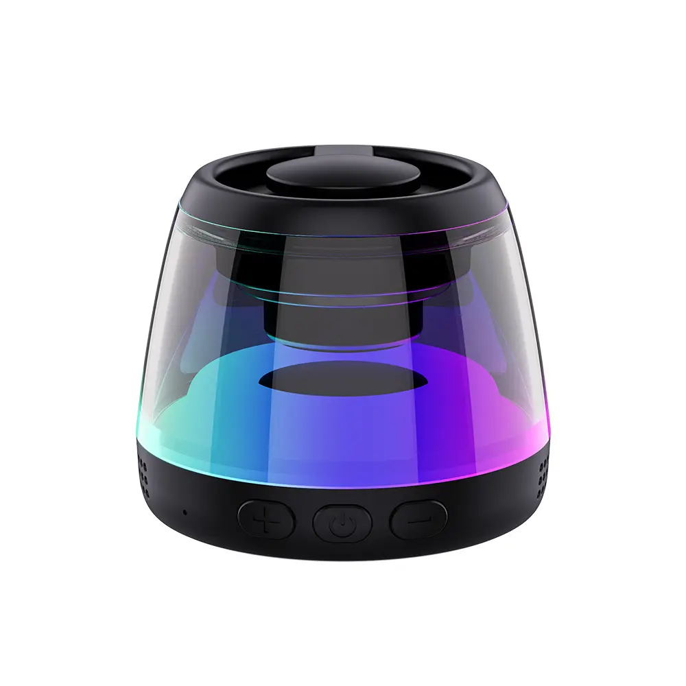 Magnetic Bluetooth Mini Speaker, Colorful Audio Player with Dual-Channel Desktop Subwoofer, Compatible with Tablet/iPhone, Split Modern Style Travel Gift