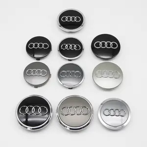 4pcs 60/61/68/69/77mm Car emblem Wheel Center Hub Cap wheel Badge covers for Audi A4 A6L A7 A8 A3 A5 A6 S3 S4 Q3 Q5 Q5L Q7 RS3 RS4 RS5 RS6 TT Car Styling Accessories