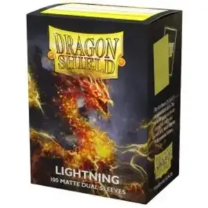 Dragon Shield Sleeves Matte Dual Lightning - 100 Count