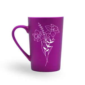 kitchen accessories,cups,water bottles,mug,drinkware,kitchen,wedding,camping,coffee bar accessories,coffee cup,coffee mug,tumbler,gifts,kitchen must haves,cup,mugs,eid decorations,camping must haves,water bottles,12oz Birth Flower Purple Tulip Mug