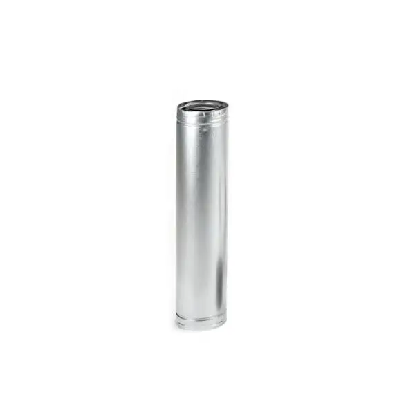 M & G Duravent 46DVA-06 4 Inch x 6 Inch DirectVent Pro 6 Inch Galvanized Length. .020 Aluminum Inner And 26-ga Outer Wall