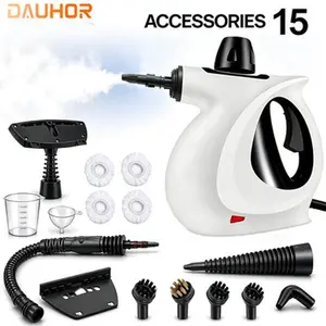 2026 Dauhor Handheld Steam Cleaner Spray Bottle, Equipped with 15 Accessories and Safety Lock, High-Power Multifunctional High-Pressure Steam Cleaning Machine, Suitable for Kitchens, Bathrooms, Windows, Floors, Furniture and Various Household Appliances
