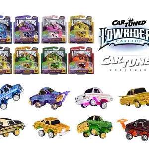 CarTuned**COMPLETE CASE** 1:64 Lowriders SHOW GLOW Series 3 Assortment of 8 Styles 2026 – L.E.D. Light Up & Hopper Chassis Option