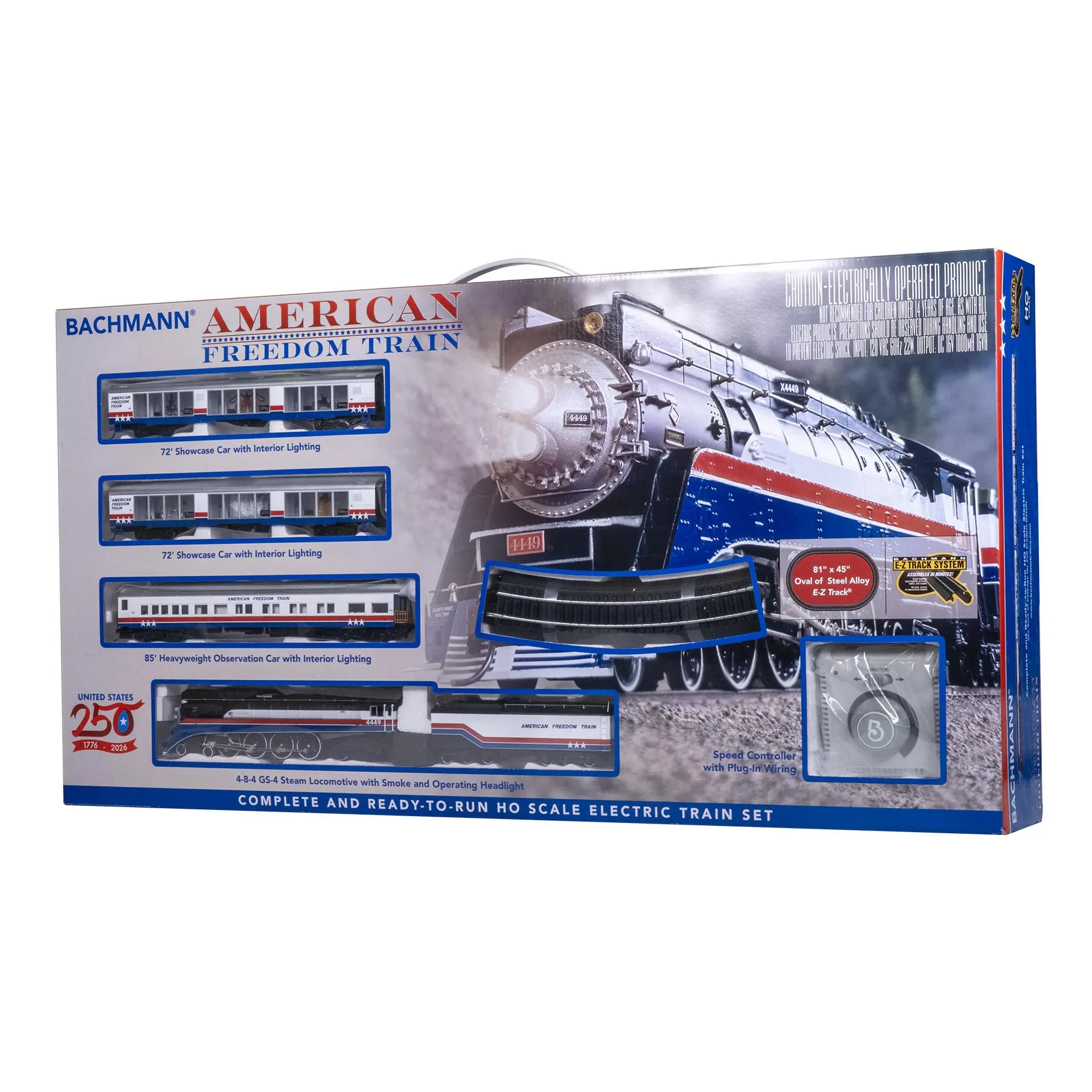 Bachmann Trains - AMERICAN FREEDOM TRAIN - Ready To Run Electric Train Set - HO Scale