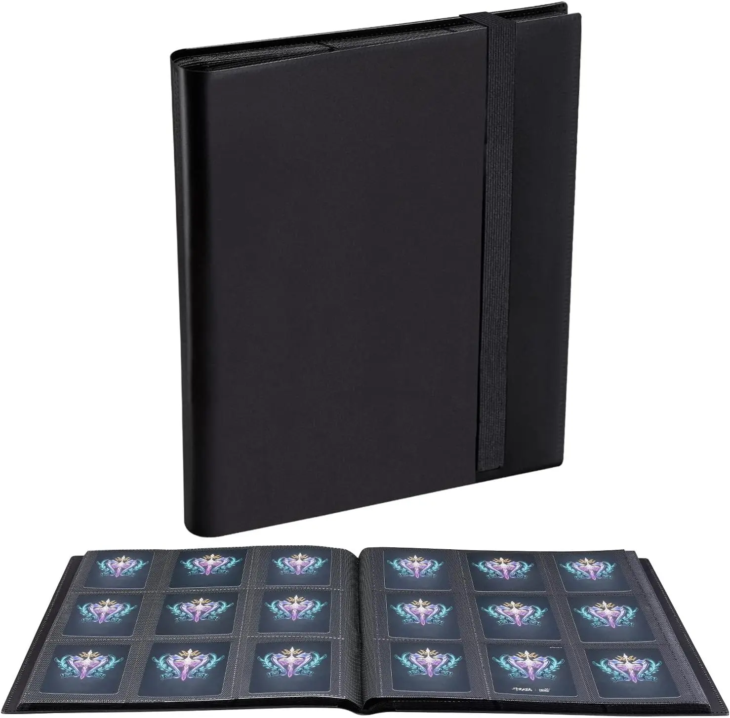 360 Card Binder 9-Pocket Side Loading Album for Pokémon TCG & Sports Cards