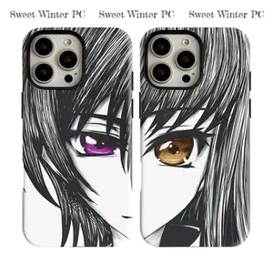 Anime Code Geass Couple Phone Cases For iPhone 17 Promax Pro Air 16 Plus 15 14 13 12 11 Shockproof Protective Unique Artistic Cover Perfect Christmas Halloween Birthday Gift