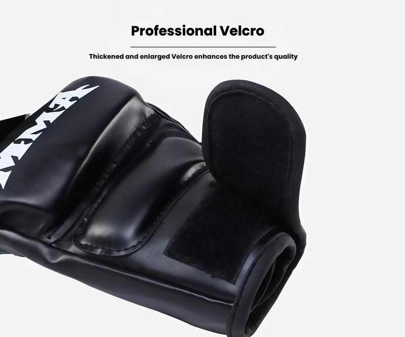 Breathable Boxing Gloves, 1 Pair MMA Muay Thai Kick Boxing Hand Wraps, Sanda Gloves, Professional Thicken Boxing Training Hand Wraps Gloves for Fighting Boxing Gloves Men Boxing Gloves Women, Boxing Equipment