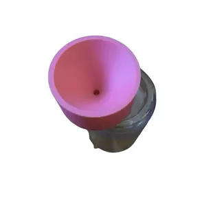 Snowglobe Tumbler Funnel for Minimizing Glitter Spills and Easy Glitter Addition in Snowglobe Projects