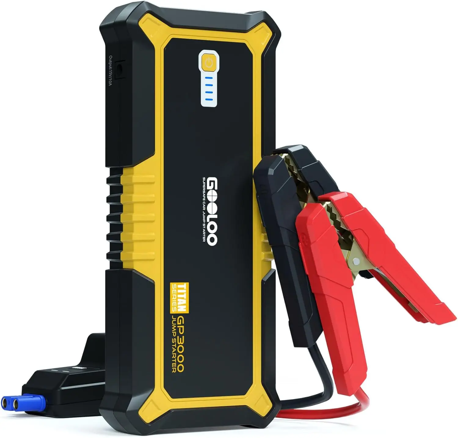 GOOLOO 3000A Jump Starter, GP3000 up to 9.0L Gas Engines & 7.0L Diesel, Supersafe Lithium Jump Box Battery Booster Pack