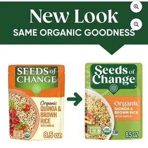 Seeds of Change Certified Organic Quinoa and Brown Rice with Garlic 8.5 oz., 6 pk.