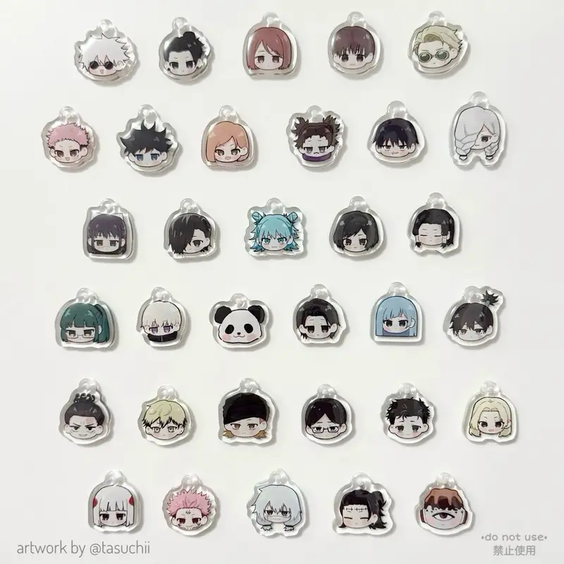 Sorcerer Chibi 1” Mini Anime Phone Charms