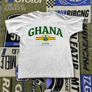 Ghana Baby Tee, Ghana Gift Graphic Shirt, Ghanaian Pride Y2K Tee, African Heritage Aesthetic Top for Women