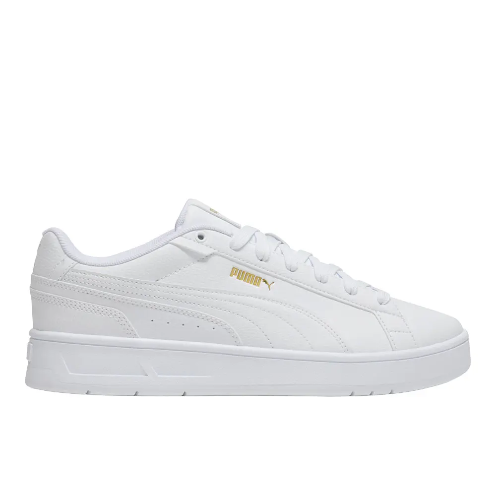 PUMA Mens Court Classico Lace Up Sneakers Shoes Casual - White