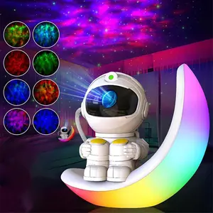 Astronaut Galaxy Projector Moon Night Light, Star Ceiling Projector Galaxy Light with Timer and Remote Starry Nebula LED Lamp, Star Lights  Bedroom Decor, Christmas, Birthday